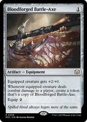 Bloodforged Battle-Axe [March of the Machine Commander]