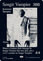Sengir Vampire (0170) [Secret Lair x MSCHF: The Zeta Set]
