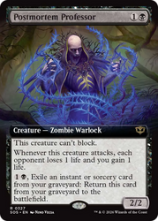 Postmortem Professor (Extended Art) [Secrets of Strixhaven]