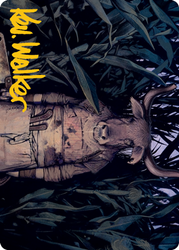 Fleshtaker Art Card (Gold-Stamped Signature) [Innistrad: Midnight Hunt Art Series]