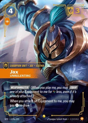 Jax, Unrelenting (Alternate Art) (119a/221) [Spiritforged]