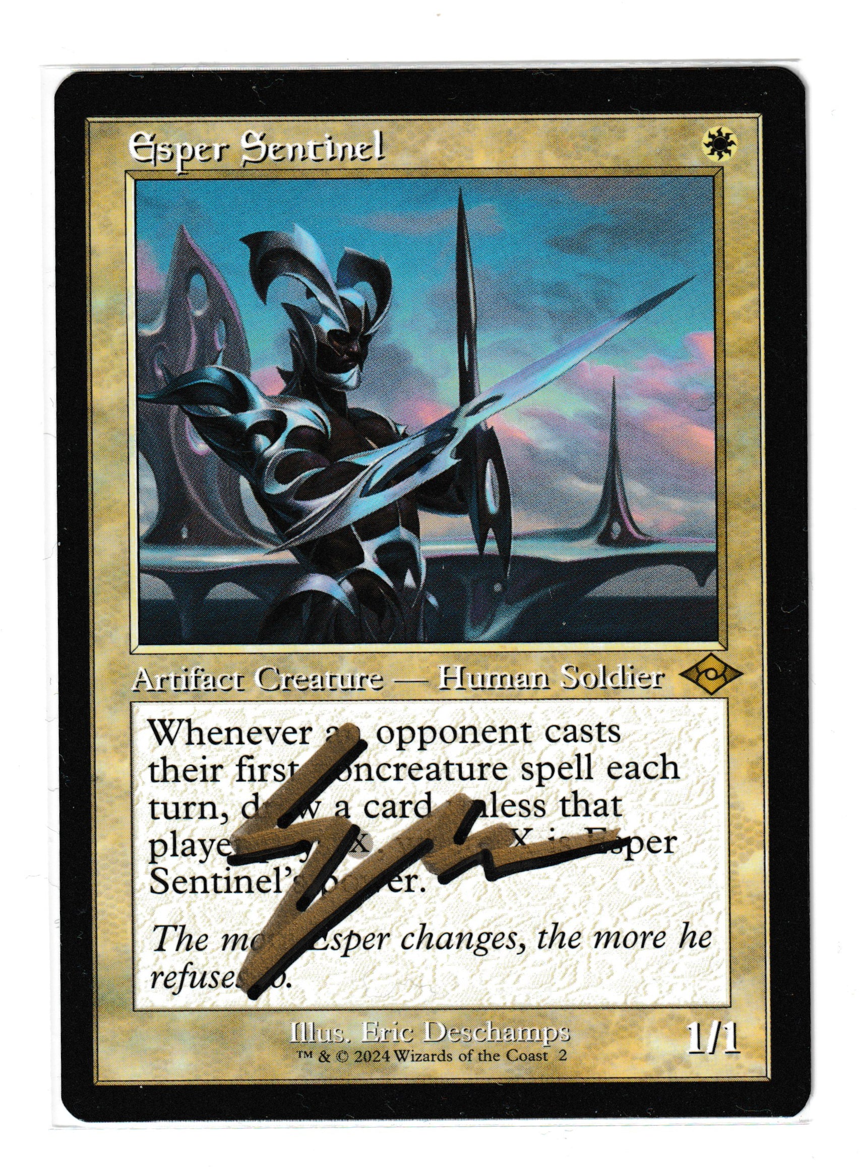 Esper Sentinel (Retro - Shadow Signed) [Modern Horizons 2]