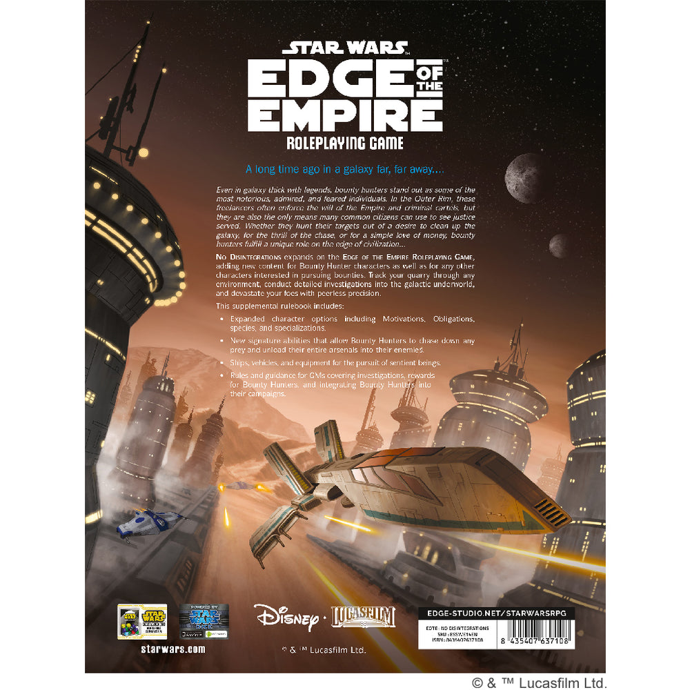 Star Wars: Edge of the Empire - No Disintegrations