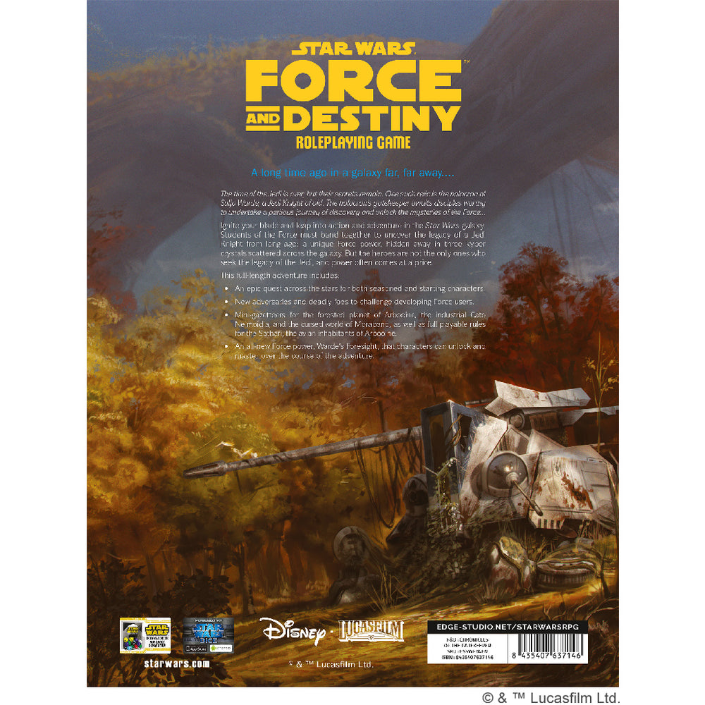 Star Wars: Force And Destiny - Chronicles of the Gatekeeper