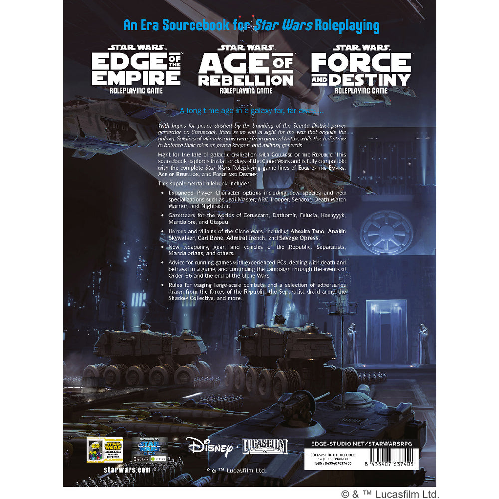 Star Wars: Collapse Of The Republic Sourcebook