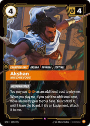 Akshan, Mischievous (109/221) [Spiritforged]