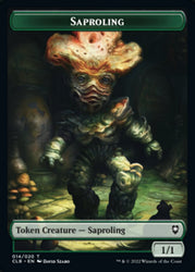 Saproling Token [Commander Legends: Battle for Baldur's Gate Tokens]