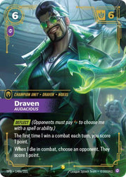 Draven, Audacious (Alternate Art) (148a/221) [Spiritforged]