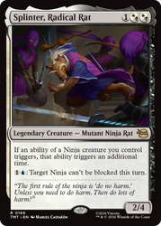 Splinter, Radical Rat [Teenage Mutant Ninja Turtles]