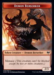 Demon Berserker Token [Kaldheim Tokens]