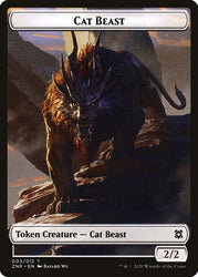 Cat Beast Token [Zendikar Rising Tokens]