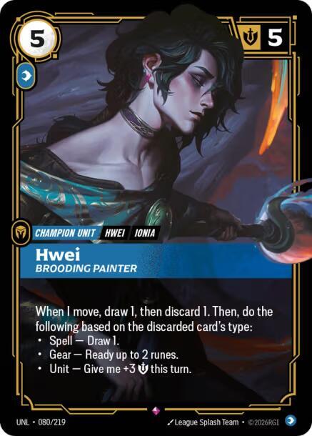 Hwei, Brooding Painter (080/219) [Unleashed]