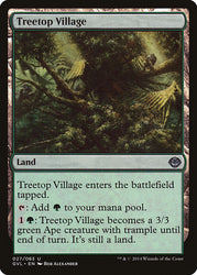 Treetop Village (Garruk vs. Liliana) [Duel Decks Anthology]