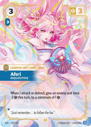 Ahri, Inquisitive (Overnumbered) (227/221) [Spiritforged]