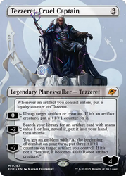 Tezzeret, Cruel Captain (Borderless) [Edge of Eternities]