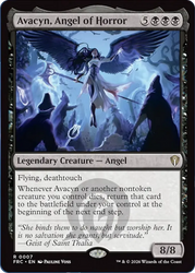 Avacyn, Angel of Horror [Reality Fracture Commander]