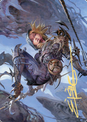Blackbloom Rogue Art Card (Gold-Stamped Signature) [Zendikar Rising Art Series]