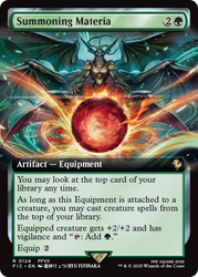 Summoning Materia (Extended Art) [FINAL FANTASY Commander]