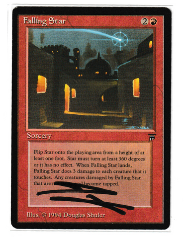 Falling Star (Signed) [Legends] (Actual Scans)
