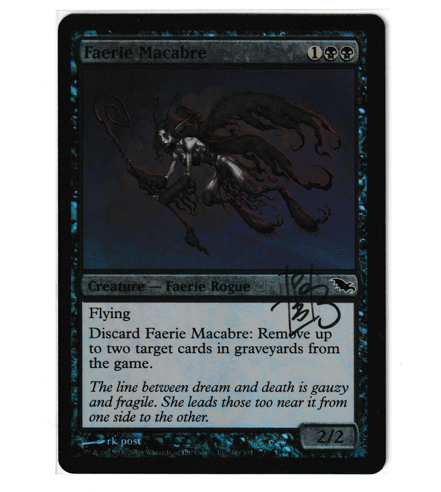Faerie Macabre (Foil Signed) [Shadowmoor]