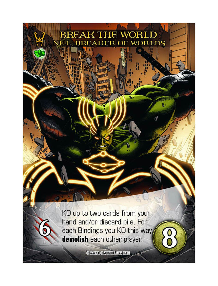 Legendary: A Marvel Deck Building Game Villains Expansion - Fear Itself