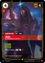 Jhin, Murderous Artist (Alternate Art) (022a/219) [Unleashed]