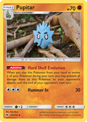 Pupitar (116/214) [Sun & Moon: Lost Thunder]