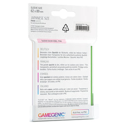 Gamegenic: Prime Sleeves Japanese Size - Green