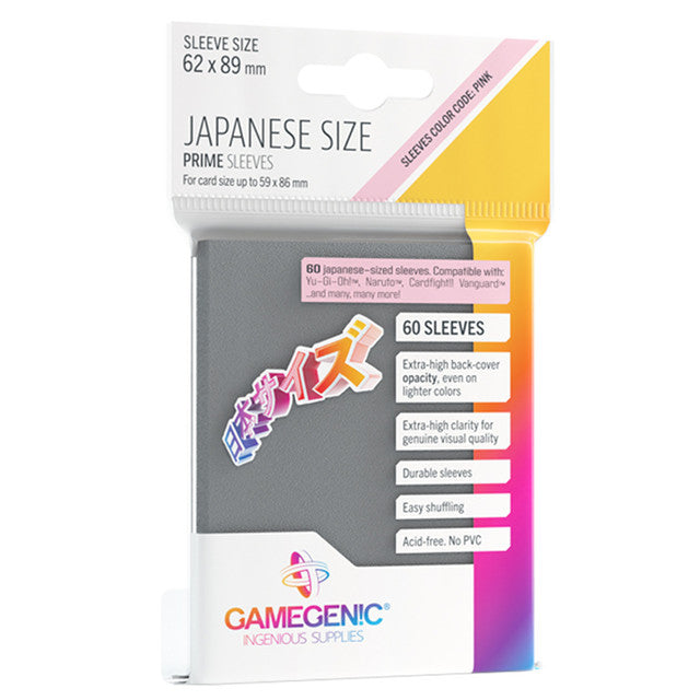 Gamegenic: Prime Deck Protector Japanese - Dark Grey (60)
