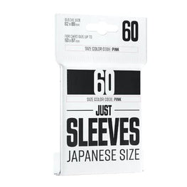 Just Sleeves - Japanese Size Card Game Black