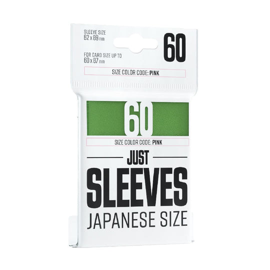 Just Sleeves - Japanese Size Card Game Green