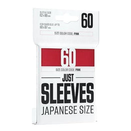 Just Sleeves - Japanese Size Card Game Red