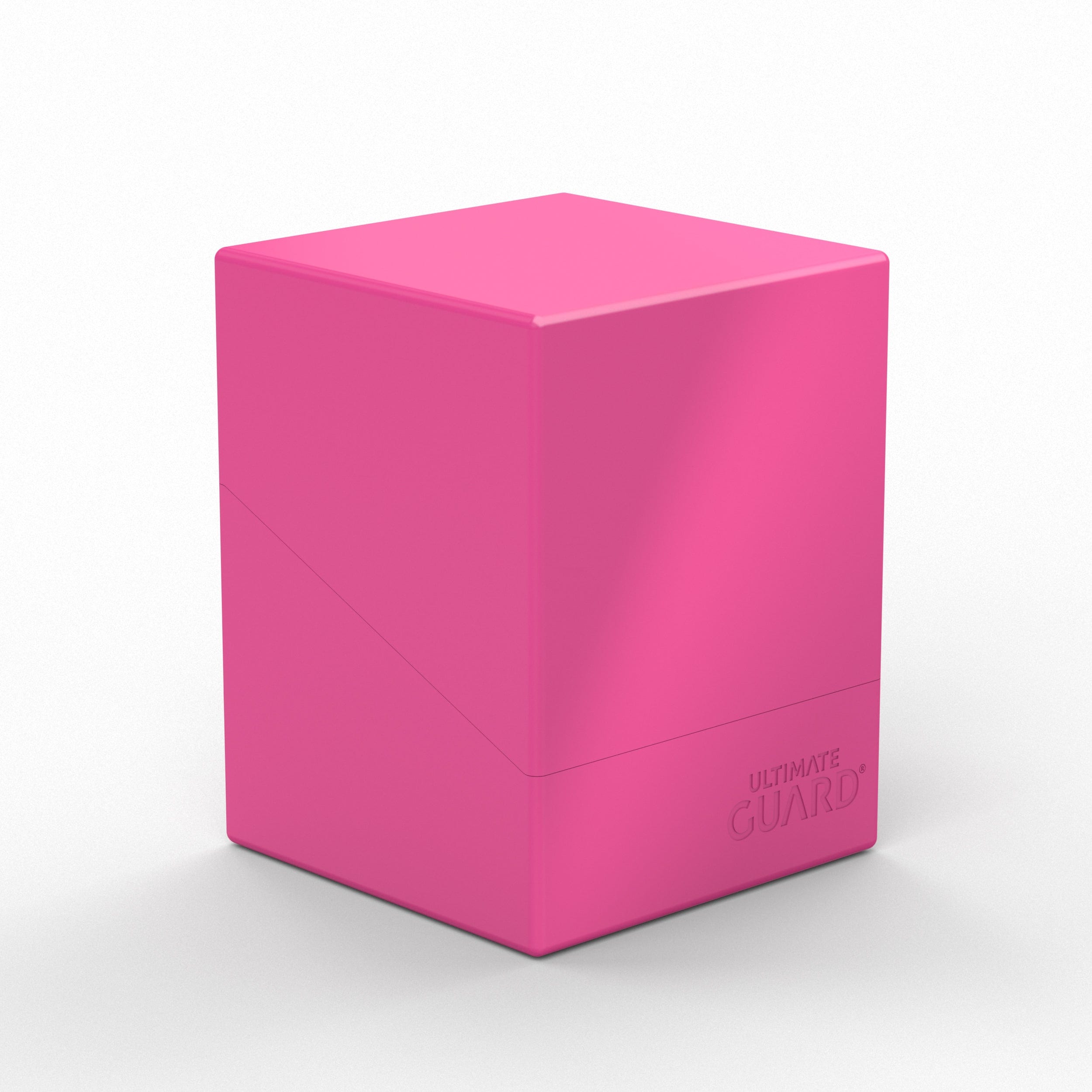 Ultimate Guard Boulder Deck Box: 100+ Solid Neon - Neon Pink