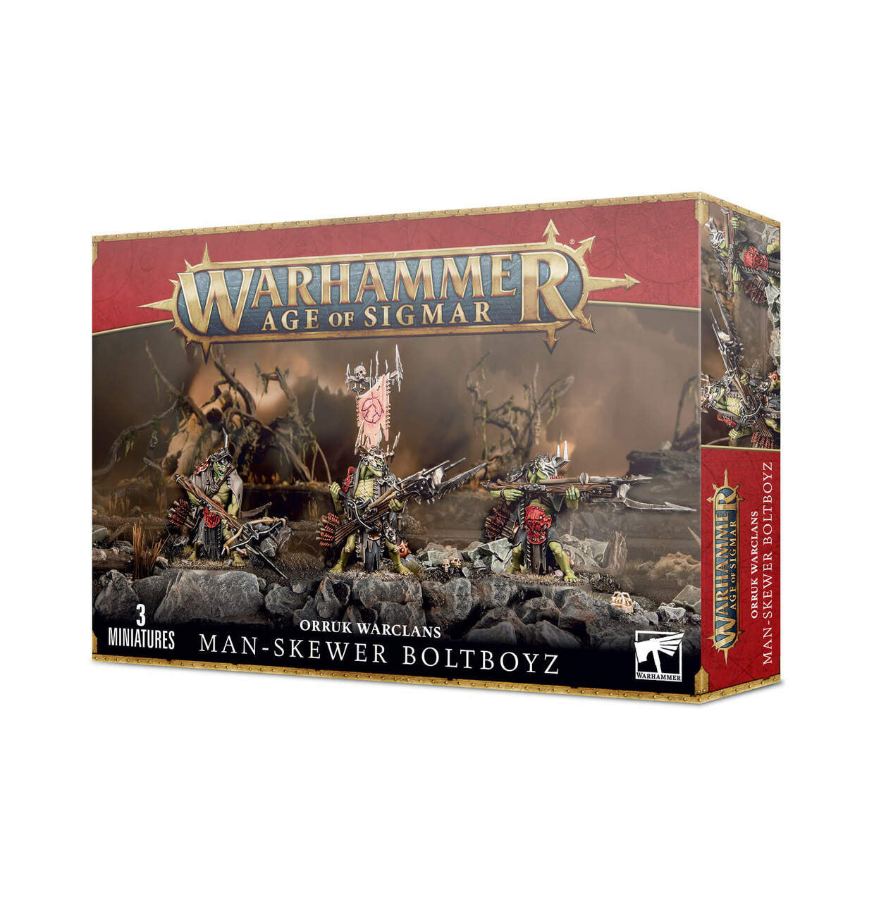 Warhammer Age of Sigmar: Orruk Warclans - Man-Skewer Boltboyz