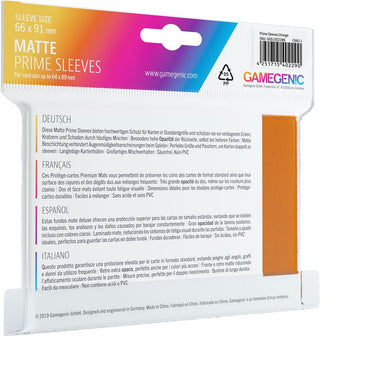 Deck Protector: Prime - Matte Orange (100)