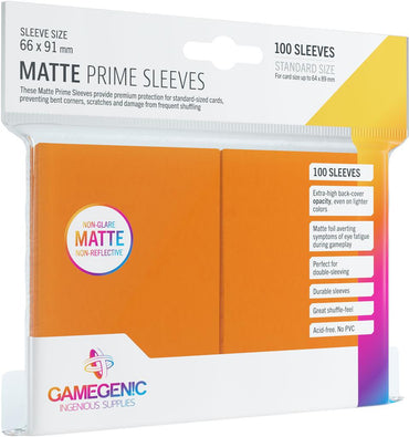 Deck Protector: Prime - Matte Orange (100)