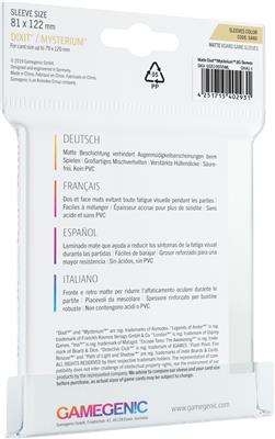 Gamegenic: MATTE Sleeves: Dixit (81 x 122 mm)