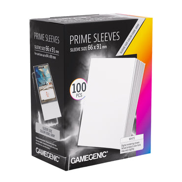 Gamegenic: Prime Sleeves - White (66x91)