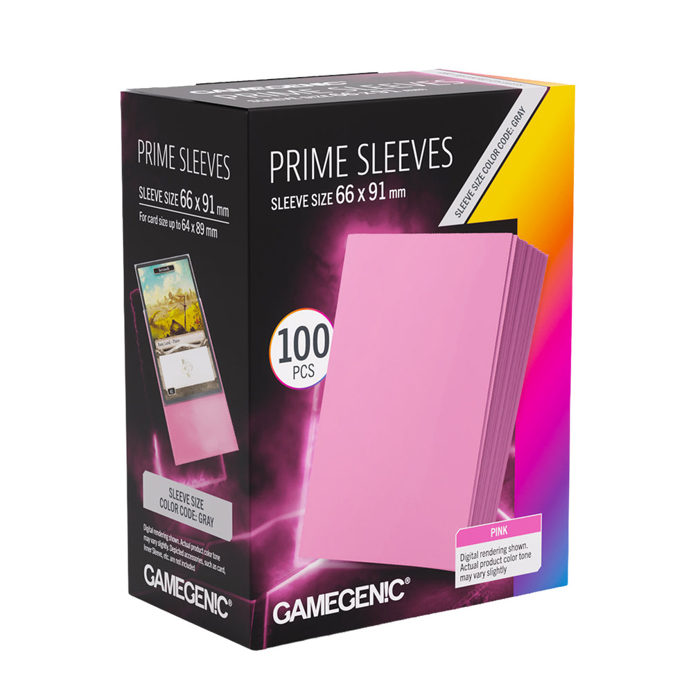 Gamegenic: Prime Sleeves - Pink (66x91)