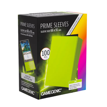 Gamegenic: Prime Sleeves - Lime (66x91)