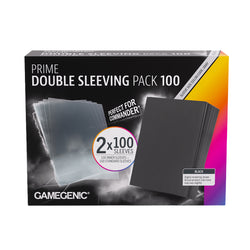 Gamegenic: Prime Double Sleeving Pack - Black 100 (66x91)