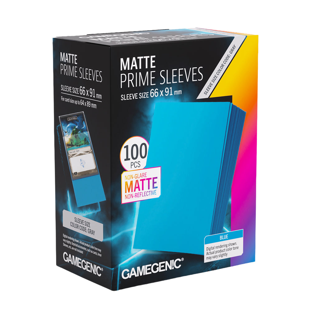 Gamegenic: Matte Prime Sleeves - Blue (66x91)