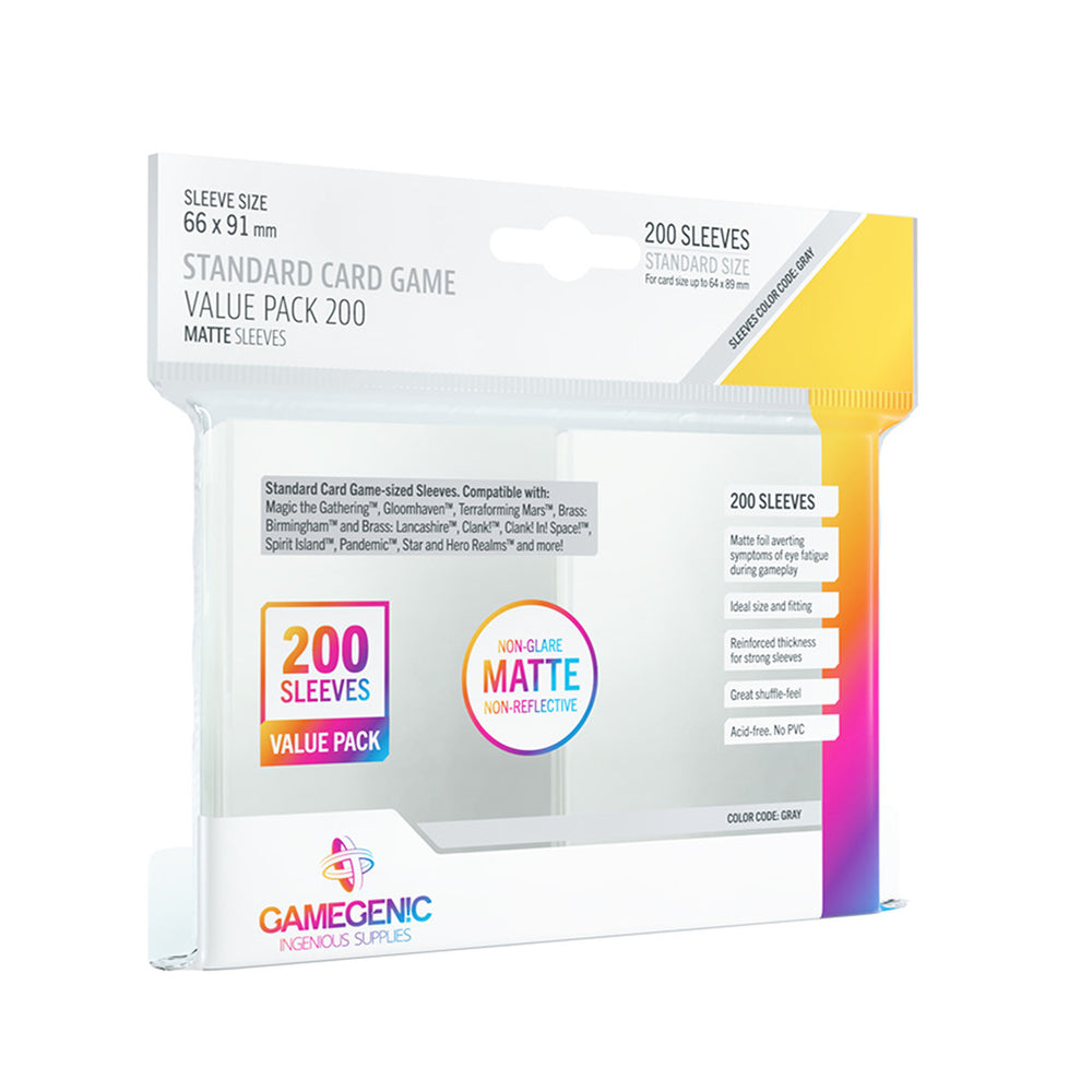 Gamegenic: Standard Card Game-Sized - Matte Value Pack