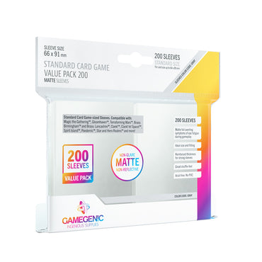 Gamegenic: Standard Card Game-Sized - Matte Value Pack