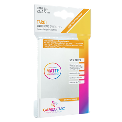 Gamegenic: Board Game Sleeves - Tarrot (Clear)