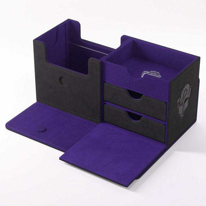 Gamegenic Deck Box: The Academic 133+ XL - Black/Purple (Tolarian Edition)