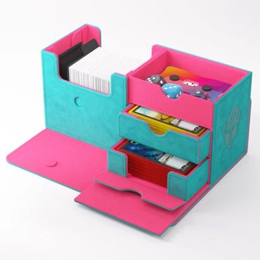 Gamegenic: Deck Box The Academic 133+ XL - Teal/Pink