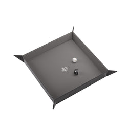 Gamegenic: Magnetic Dice Tray Square - Black/Gray