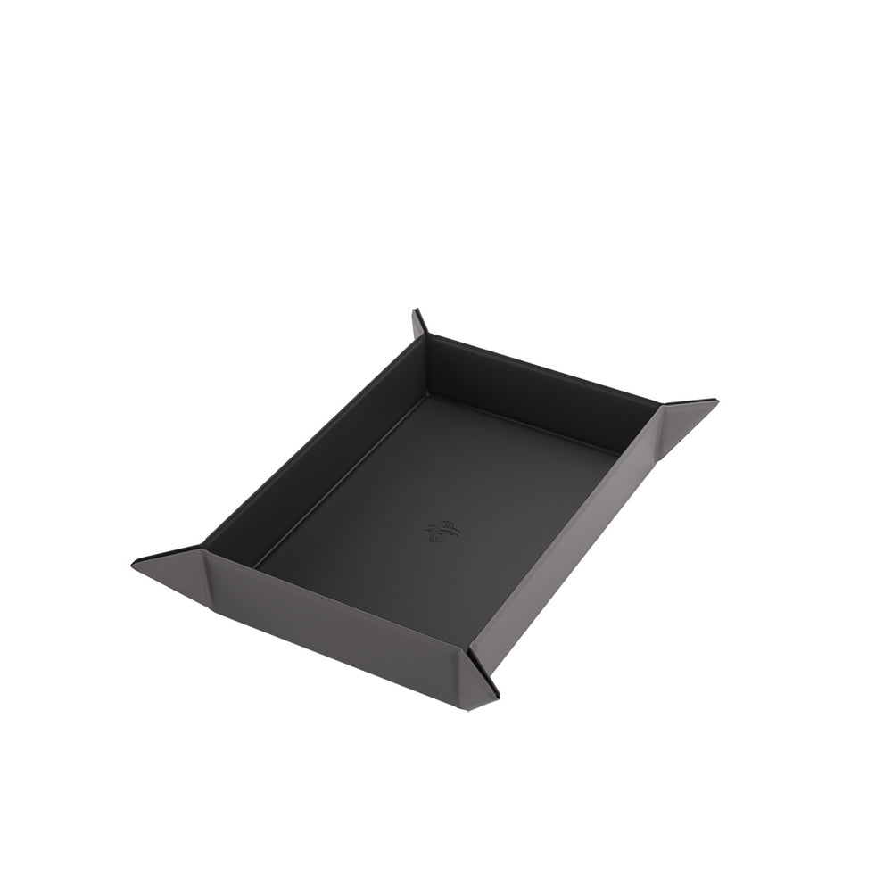 Gamegenic: Magnetic Dice Tray Rectangular - Black/Gray