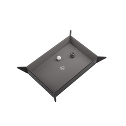 Gamegenic: Magnetic Dice Tray Rectangular - Black/Gray